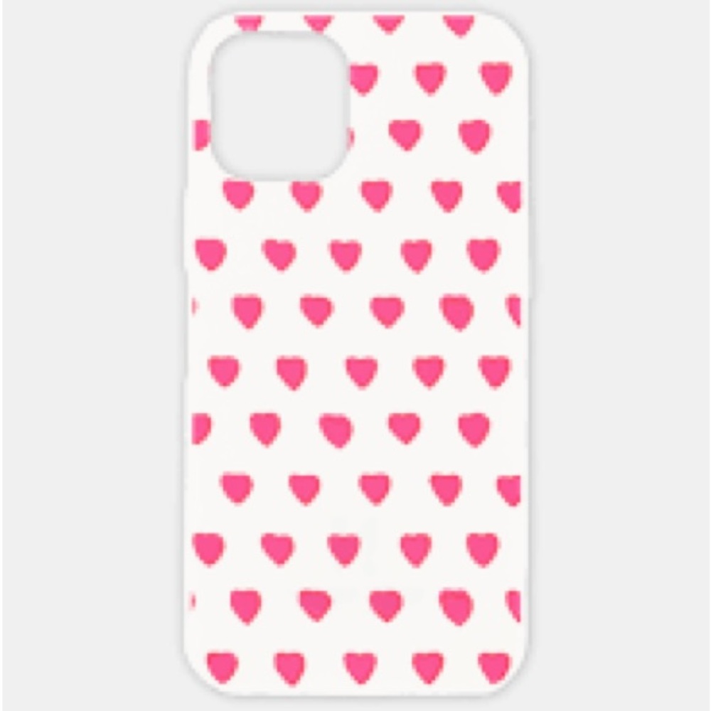 Roller rabbit pink heart phone case iphone 11/12